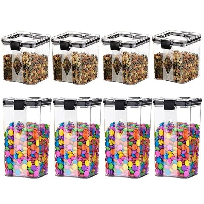 Containers For Kitchen Storage Set, Plastic Boxes