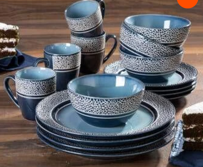 Kisco Taupe 16-Piece Dinnerware Set