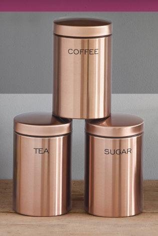 Kitchen decor  Let's fall in love with these copper kitchens with a dazzling home design set of 3